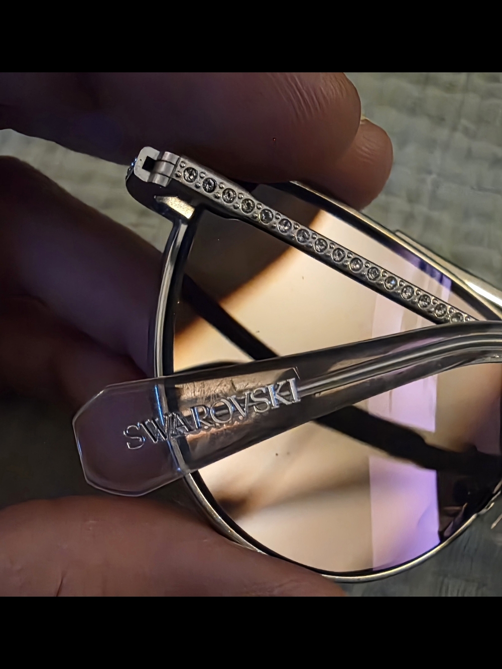 Swarovski SK7007 Silver Frame Sunglasses